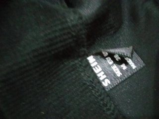 Peto negro talla M/L