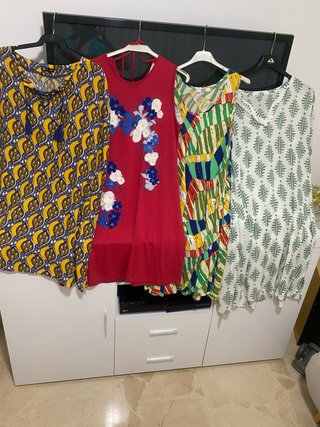 Lote 4 vestidos talla única mujer