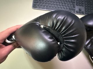 Guantes de Boxeo Leone Negros 12oz + 3 vendas