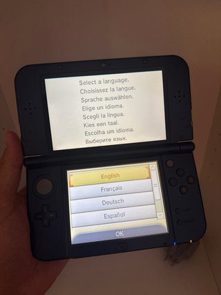 New nintendo 3Ds XL azul