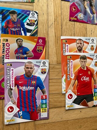 Panini Adrenalyn XL 2021-22 Cartas Fútbol.