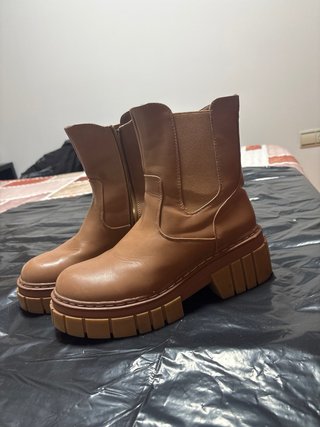 Botines mujer marrones