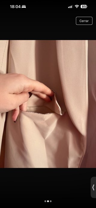 Conjunto traje dos piezas beige