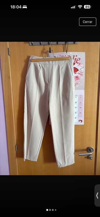 Conjunto traje dos piezas beige