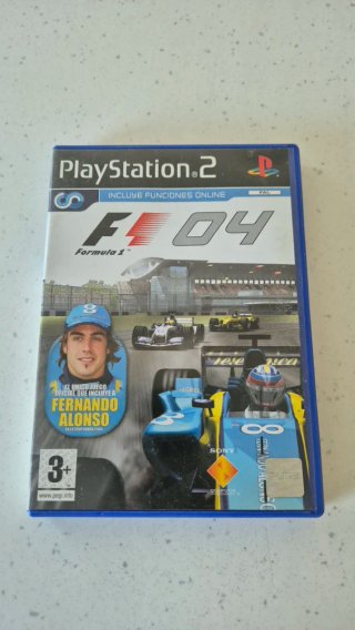 PS2 FAT Satin Silver Edición F1 Alonso