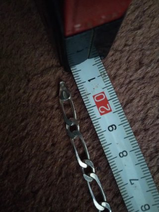Pulsera de plata auténtica con sello