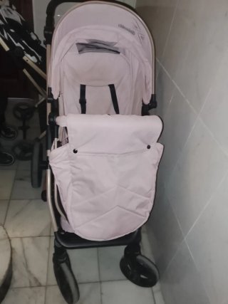 Carro bebé dúo rosa casi nuevo