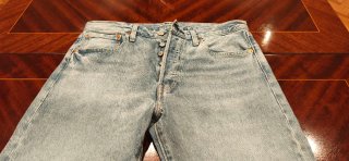 PANTALÓN LEVI'S 501, HOMBRE, AZUL CLARO, W32 L32.