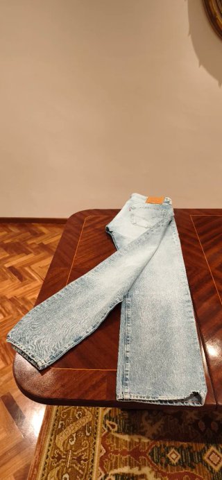 PANTALÓN LEVI'S 501, HOMBRE, AZUL CLARO, W32 L32.