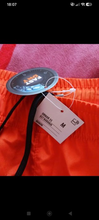 Bañador naranja hombre Talla M