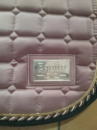 Sudadero de caballo rosa acolchado