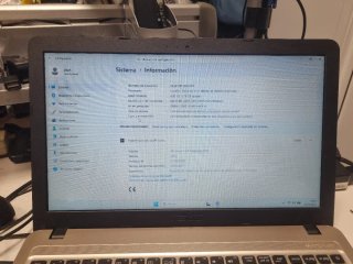 Portátil Asus X540S Plata/Negro
