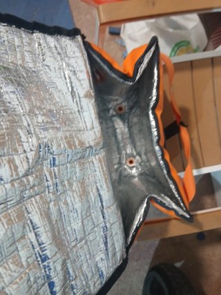 Bolsa de reparto Just Eat naranja