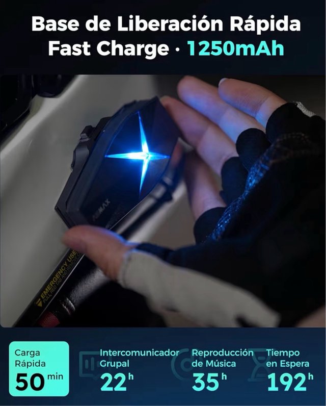 ASMAX F1S Intercomunicador Moto