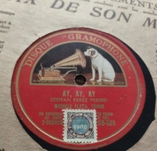 Discos de pizarra shellac vinilo 78 rpm tango jazz