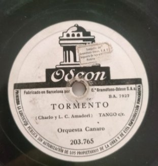 Discos de pizarra shellac vinilo 78 rpm tango jazz