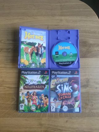 Lote de 3 juegos PS2: Sims 2