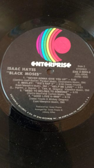 Isaac Hayes Black Moses Vinile