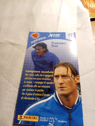 Cartolina Francesco Totti Italia Azzurri