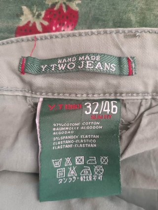 Pantaloni Y.TWO Jeans tg 32/46 slim fit
