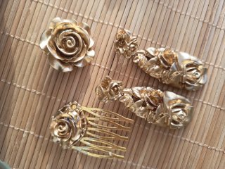 Conjunto Flamenca Dorado