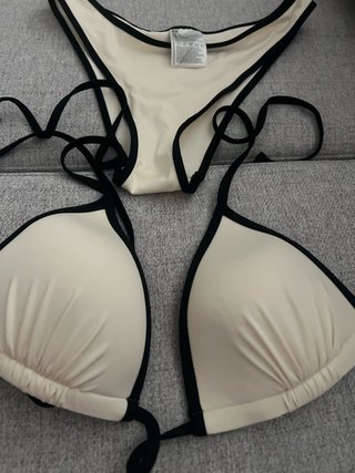 Bikini H&M Beige y Negro