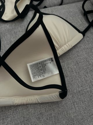 Bikini H&M Beige y Negro