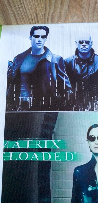Lienzo trilogía MATRIX con marco 20 x 30