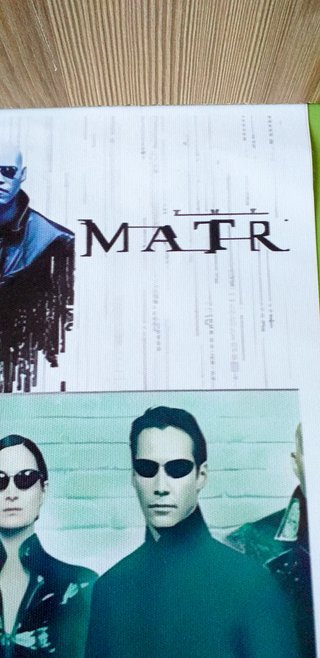 Lienzo trilogía MATRIX con marco 20 x 30