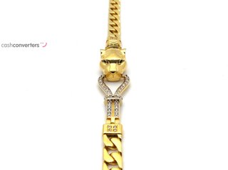 pulsera oro 18k con piedra con circonita