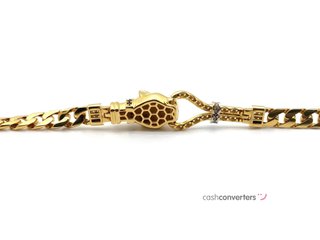 pulsera oro 18k con piedra con circonita