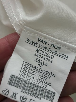Vestido Van-dos 100% Algodón