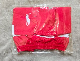 Bañador Polo Ralph Lauren Rojo y Blanco