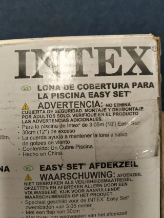 Cobertor piscina INTEX Ø305 cm