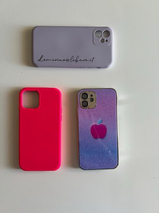 Cover iPhone 12 - Rosa e Viola