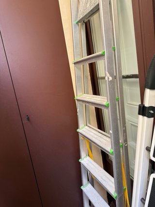 Escaleras de  3 y 7 peldaños aluminio
