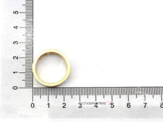 alianza oro 18k con piedra con circonita t. 22 (19,74 mm)