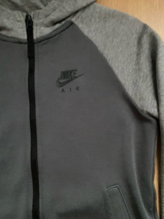 Sudadera Nike Gris con Cremallera