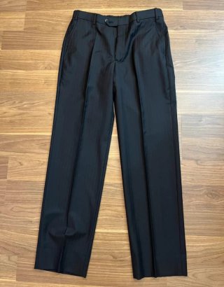 Traje Armani Collezioni Negro Rayas Hombre