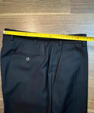 Traje Armani Collezioni Negro Rayas Hombre