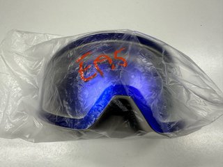 Gafas de esquí azules y amarillas