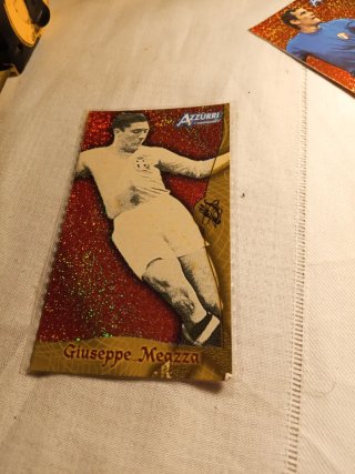 Cartolina Giuseppe Meazza Azzurri