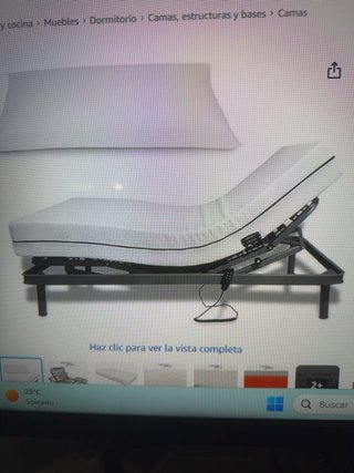 Cama eléctrica articulada 5 planos