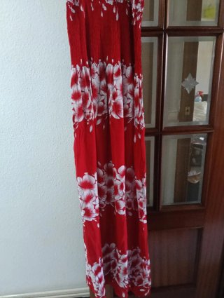 Vestido largo estampado floral talla 44-48