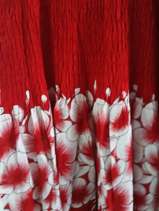 Vestido largo estampado floral talla 44-48