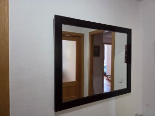 Cama canapé, cabecero y mesitas de noche