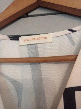 Vestido New Collection estampado letras Talla S