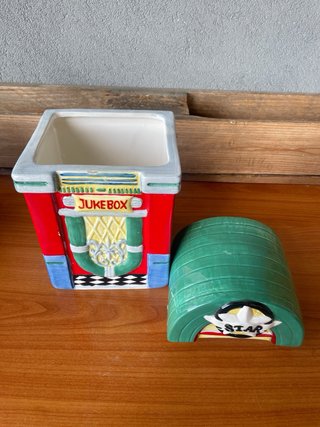 Barattolo Cookie Jar Jukebox Vintage Anni ’80