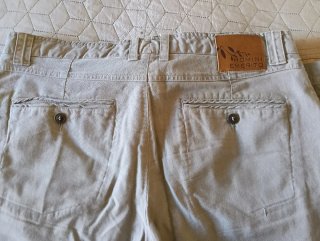 2 Pantalones Chinos Caballero Beige y Gris