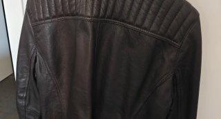 Chyston Cazadora Piel Marrón Talla XL